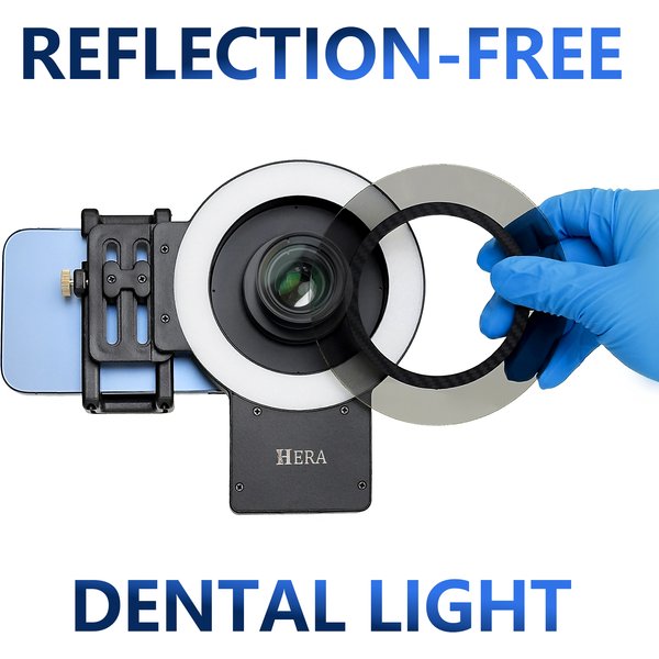 HERA MK-23 Intraoral Dental Photography Light Colorimetric Flashlight Dentist Treatment Oral Filling Ring Lamp