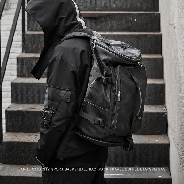 Sac à dos de sport avec compartiment à chaussures pour hommes et femmes, sac de sport de basket-ball, sac de sport, bagage, voyage décontracté