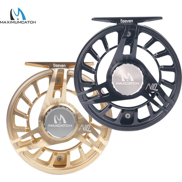 Maximumcatch AVID PRO 3-11wt Super Large Arbor Fly Fishing Reel CNC Machined 6061T6 Aluminum Light Weight Fly Reel