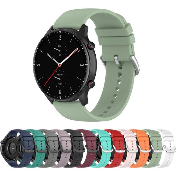 Pour Huami Amazfit GTR 2 2E/GTR 47mm Bracelet 22mm Bracelet de montre Bracelet de Sport pour Samsung Galaxy montre 42mm/3 45mm/Gear S2 Bracelet