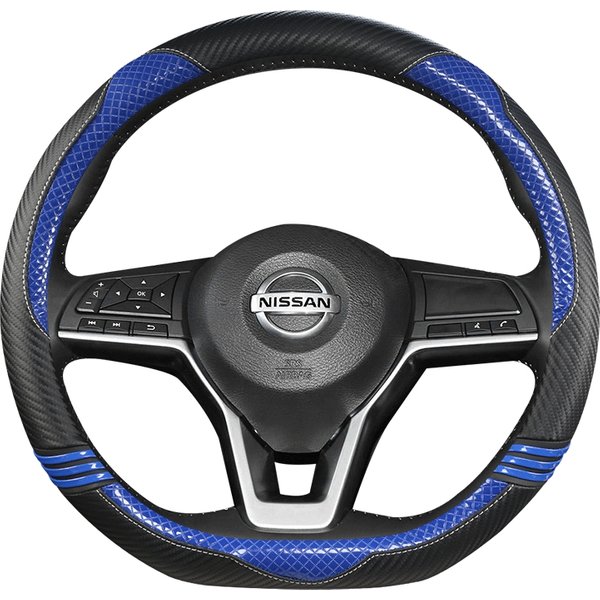 Housse de volant de voiture en cuir en forme de D, pour Nissan Rogue x-trail kick Rogue Sport hybride 2017 – 2021 Qashqai 2019 – 2021