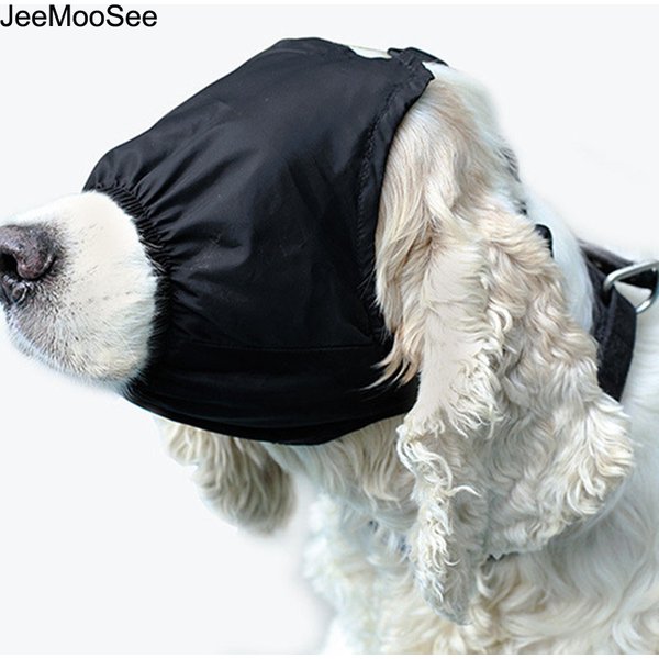 Hund Beruhigende Kappe Auge Maske Nylon Schattierung Pet Angst Maske Maulkorb Hund Augenbinde für Pflege Anti Auto Krankheit 23 JulyO2