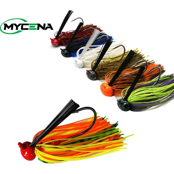 Mycena 7G/12G/15G Leurre de pêche Chatter Bait Spinner Bait anti-herbe Buzzbait Wobbler Chatterbait pour le bar, le brochet et le zander