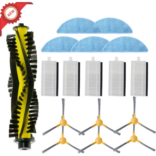 Hepa Filter Mop Cloth Main Brush for Neatsvor X500/600 Pro Tesvor X500 Pro T8 M1 Robotic Vacuum Cleaner Accessories Replacement