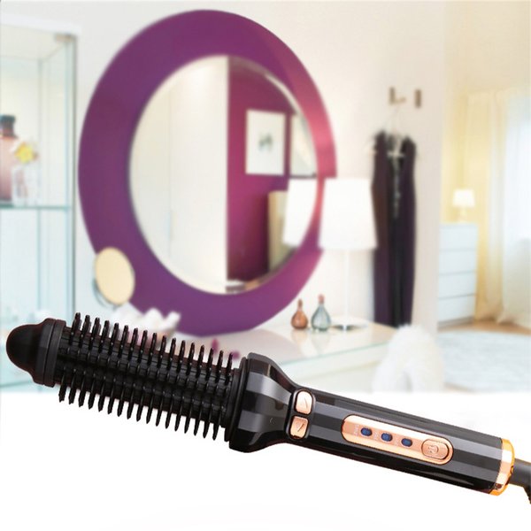 Brosse rotative à Air chaud pour sèche-cheveux, accessoire pour coiffure et contrôle des frisottis, bouclage automatique, à ions négatifs