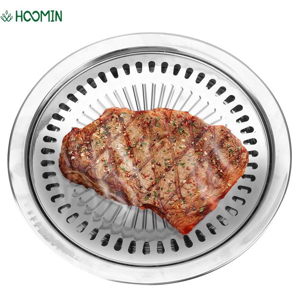 Smokeless Barbecue Grill Pan Non-Stick Gas Stove Plate For Electric Stove Baking Tray BBQ Tong Grill Barbecue Tools Home Outdoor