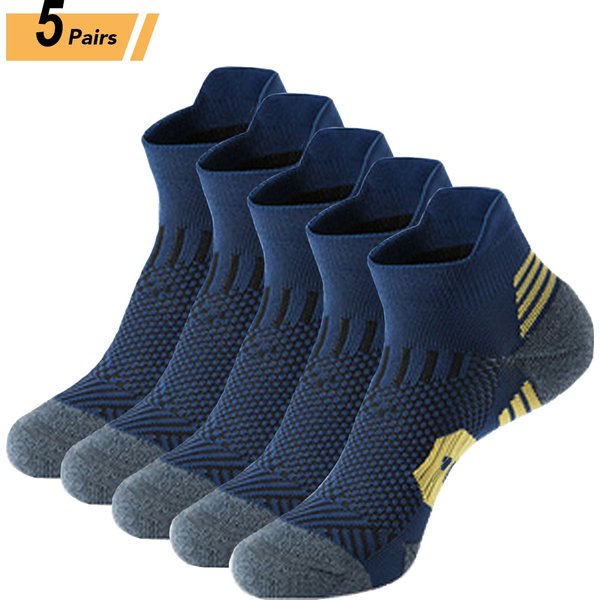 5Pairs Neue Frühjahr männer Socken AnkleThick Stricken Sport Socke Outdoor Fitness Atmungsaktiv Schnell Trocknend Tragen-beständig Kurze lauf Socke