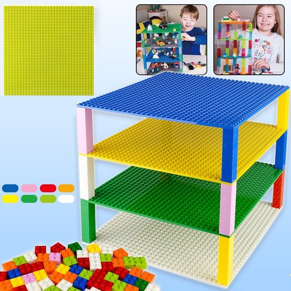 Grundplatte 32*32 16X32 Punkte Doppelseitige Platte Bausteine Klassische Grundplatte Ziegel Kinder Spielzeug Kompatibel mit großen Marken