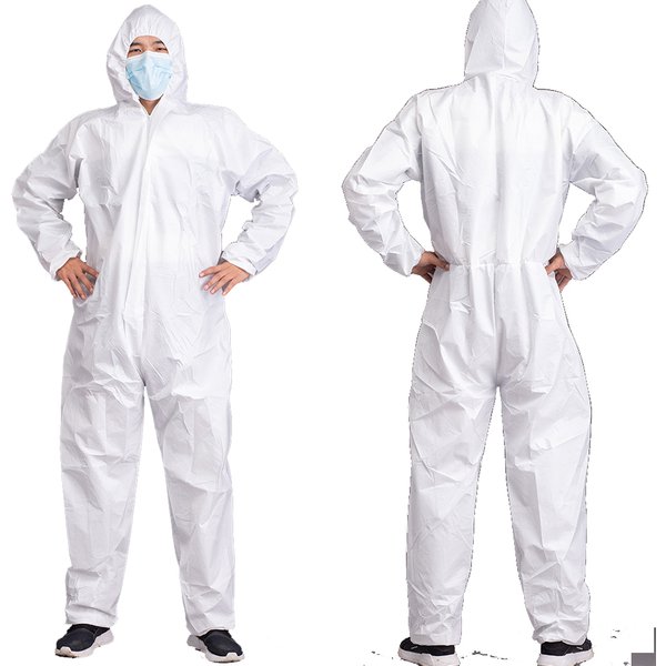 Disposable Breathable Dustproof Water Oil Resist Work Safety Clothing Anti Dust Spray Painting Decorating Labour Coverall Suit