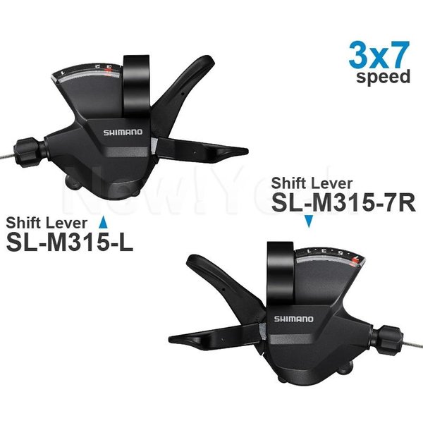 SHIMANO M315 2x7 3x7 Gangschaltung SL-M315-2L SL-M315-L Linker und Rechter Schalthebel SL-M315-7R Originalteile