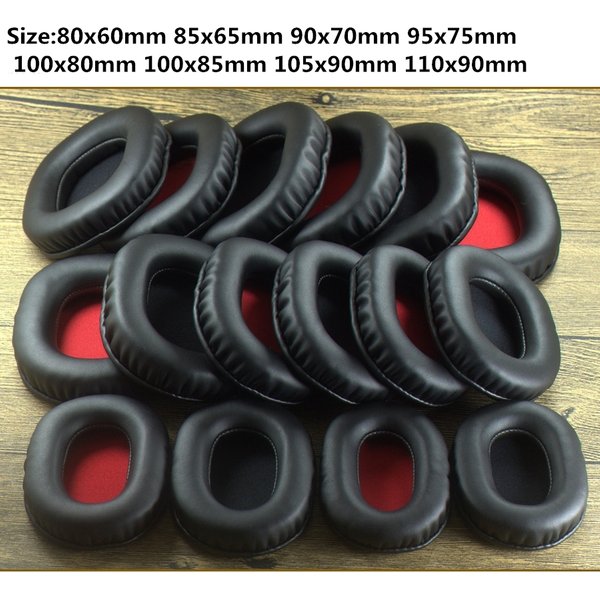 100x80mm Oval Soft Foam Ear Pads Cushion EarPads for Many Other Large Over Ear for ATH for AKG for Sennheiser Headphones