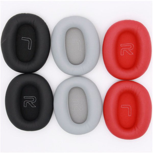 Coussinets d'oreille de haute qualité, rouge et gris, pour écouteurs Edifier W820BT W828NB, protège-oreilles en mousse de remplacement, accessoires
