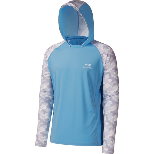 Bassdash männer UPF 50 Leistung Angeln Hemd Kühlung Hoodie Camo Langarm Sweatshirt Wandern Radfahren Kajakfahren Halten Trockenen