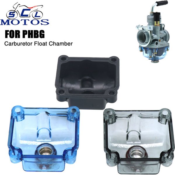 Sclmotos-pour Dellorto PHBG AS BS CS DS AD BD carburateur de moto chambre flottante transparente bol de flotteur à fond clair tasse d'huile