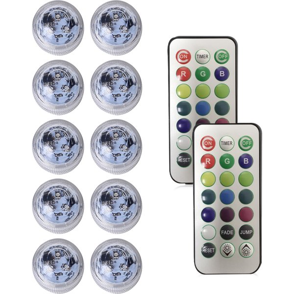 Lumière Led sous-marine à distance RGB, lampe de nuit à piles pour Vase d'halloween, bol, décoration de fête de mariage