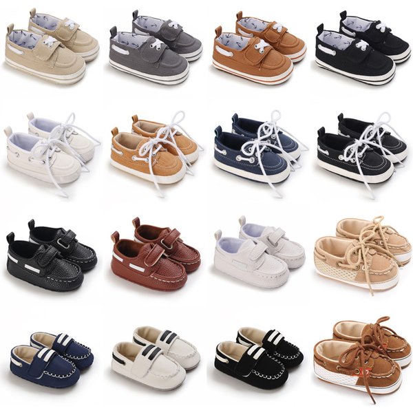 Nouveau bébé garçon fille petit Gentleman baptême chaussures enfant en bas âge semelle souple anti-dérapant premiers marcheurs infantile nouveau-né berceau chaussures mocassins