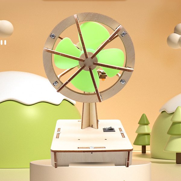 DIY Schüttelkopf Elektrischer Ventilator DIY Wissenschaftsexperiment Kit & Bildung Modell Spielzeug für Kinder Geschenk Spielzeugprojekt