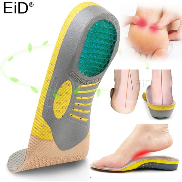EiD PVC silicone Gel orthopedic shoes sole Insoles flat feet orthotic insoles arch support inserts Plantar Fasciitis,foot care