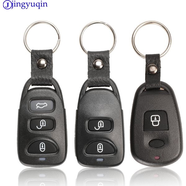 jingyuqin For Hyundai Elantra Sonata Santa For Kia Carens Replacement 2+1 2 3+1 Buttons Remote Key Shell Case Fob 2+1 Button