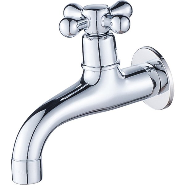 Robinet de jardin extérieur en laiton chromé, robinet de cuisine, évier, vadrouille, robinets d'eau de piscine, G1, 2 ', haute qualité, 1 pièce