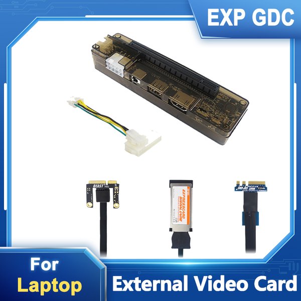 EXP GDC-Carte vidéo externe pour ordinateur portable, PCIE S6, Mini PCI-E NGFF M.2 A E Key pfscard en option