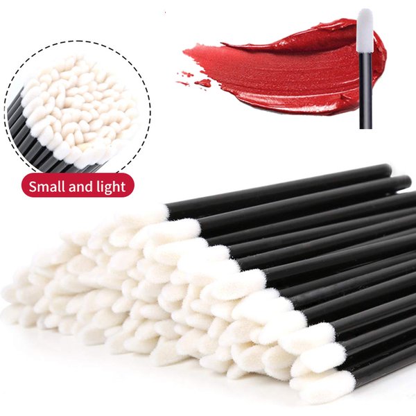 NATUHANA pinceau à lèvres cosmétique jetable rouge à lèvres brillant baguettes solides nettoyant applicateur fard à paupières brillant à lèvres Mascara pinceaux maquillage