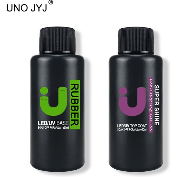 Hohe Kapazität, 50 ml, dickes Gummi-Basisgel, Maniküre-Basis, kein Abwischen, gehärteter Decklack, halbpermanent, starker Nagel-Basismantel, Gellac. Neu