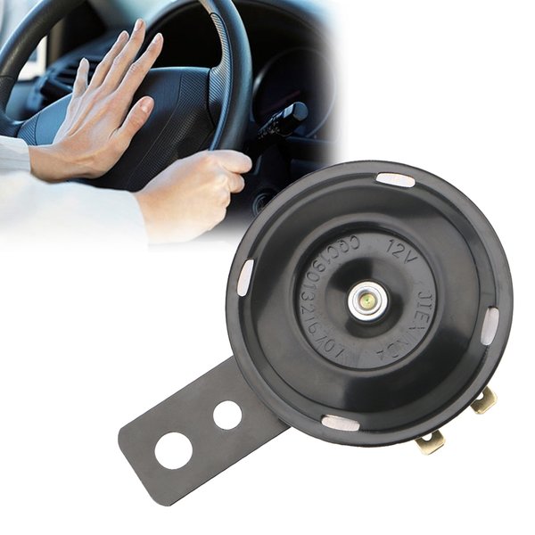 Motorrad Elektrische Hupe Kit Universelle Wasserdichte Runde Laute Hupe Lautsprecher 12V Horn 1,5 A 105db Signal für Motorrad Zubehör