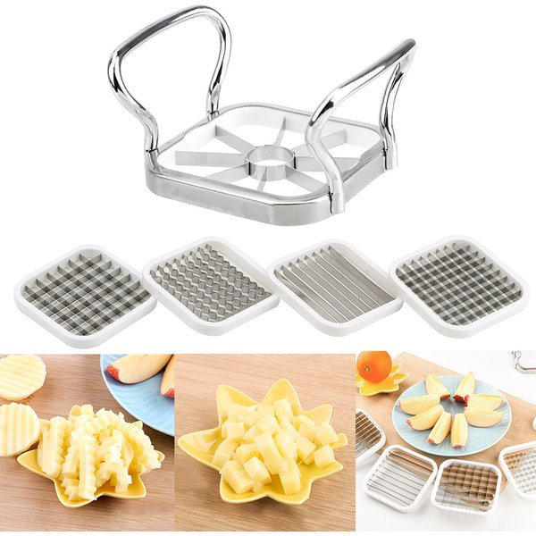 Multi-Functional Stainless Steel for Apple Pear Potato Chips Kitchen Utensils Tools Vegetable & Fruits Cutter Slicer