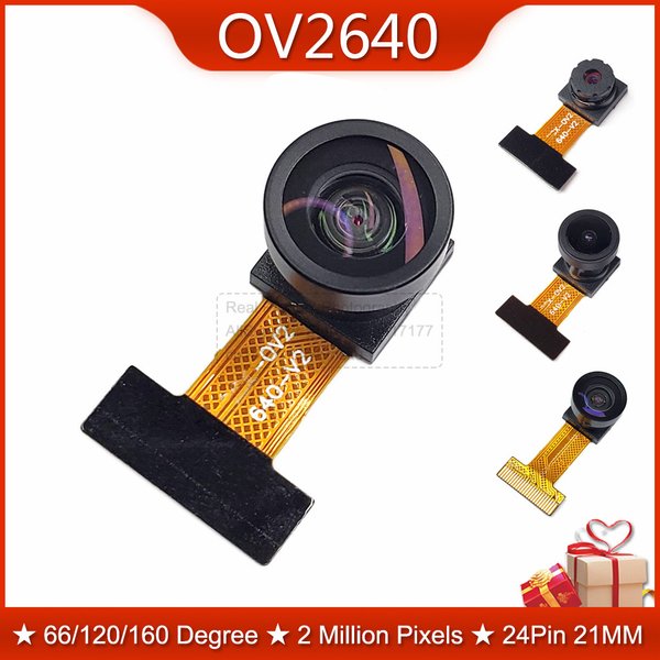 OV2640 21MM Kamera Modul für ESP32-CAM Kamera Modul 30 66 120 160 Grad Nächsten 850nm Nachtsicht 24PIN 0,5 MM Pitch