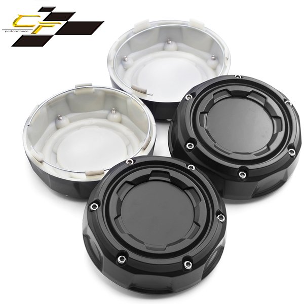 CFPerformance 4 pièces 110mm/4.35" OD 104.6mm/4.12" ID Cache-moyeu de roue pour R XR10 /R XR50/R XR10/XR50/XR10/AT06 Accessoires ABS