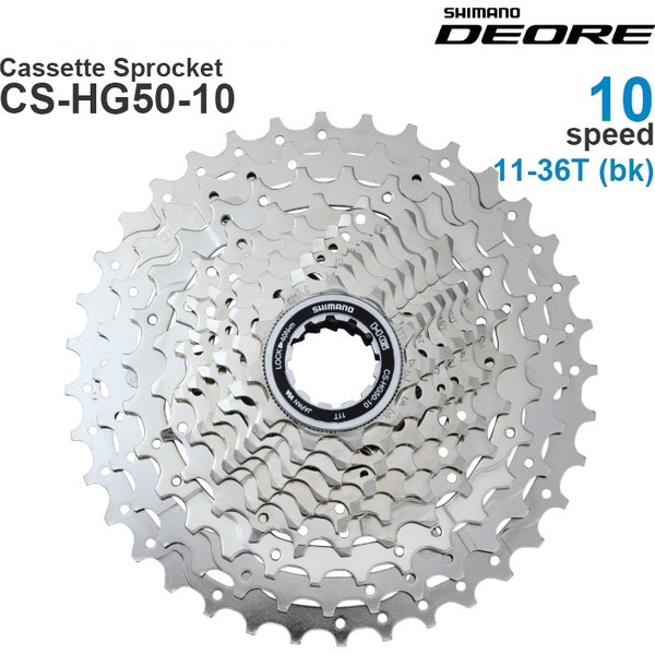 SHIMANO DEORE GRX 10v pignon de Cassette 10 vitesses HYPERGLIDE HG50-10 11-36T vtt/HG500-10 vélo de route-pièces d'origine