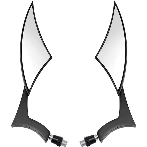 Rétroviseurs universels en forme de larme pour moto, une paire, personnalisés, Harley ocia Street Bob Cruiser Chopper