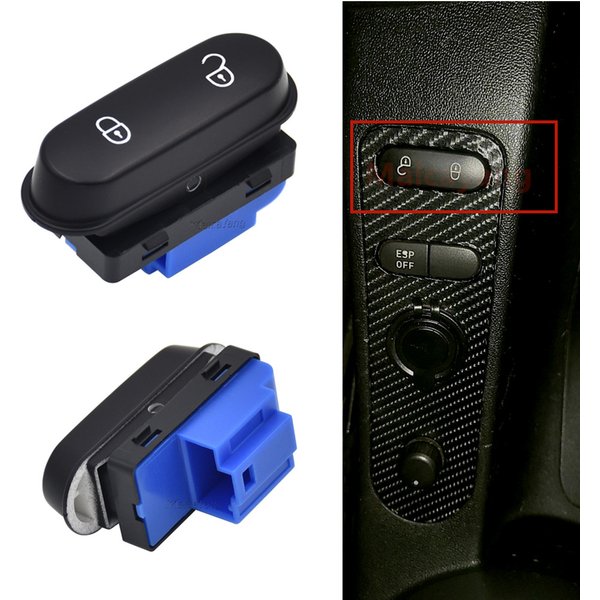 Nouveau Serrure de porte/déverrouillage système de verrouillage Central bouton de commutation 5P 0962125 A Pour Seat 6+ Altea 2004-2015 Léon 2006-2013 Toledo 2005-2009