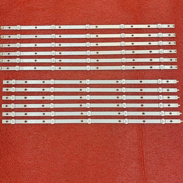 Nouvelle bande de rétroéclairage LED, 12 pièces, pour 55PUS7503 55PUS6162 55PUS6262 55PUS6753 55PUS7303 55PUS6703 LB55073 V1_02 55PUS6412 55PUS6503