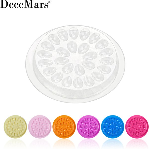 100 pièces jetables Extension de cils porte-colle palette en plastique