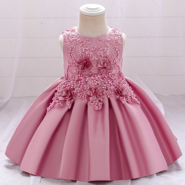 Robe de princesse pour bébés filles, robe de baptême pour enfants en bas âge, Costume de fête de noël pour nourrissons de 1er an, vêtements de baptême d'anniversaire
