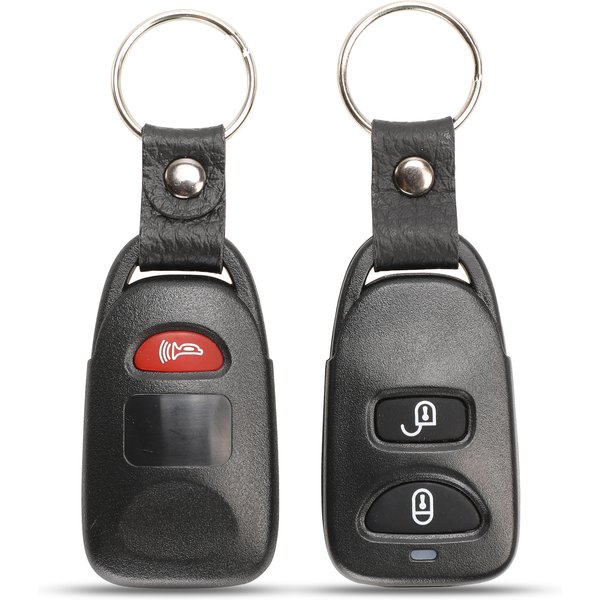Jingyuqin 2+1Button Remote Car Key Shell Case Fob For Hyundai Kia Carens Tucson Elantra Santa FE 2005 - 2010 NO Battery Holder