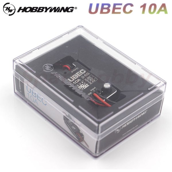 Hobbywing nouveau Module régulateur de tension étanche UBEC 10A 2-6S 6/7.4/8.4V 10A coque métallique réglable BEC pour pièces de voiture RC