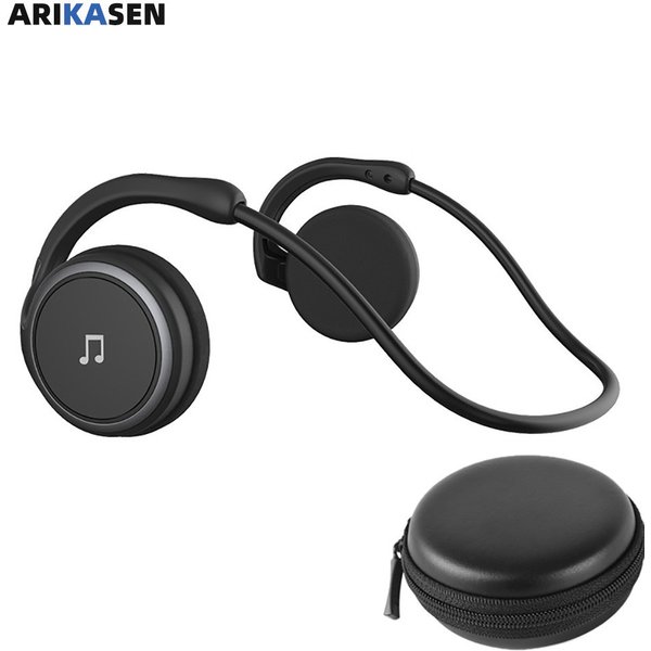 A6 petits écouteurs Bluetooth enrouler autour de la tête écouteurs sans fil confortables casques Bluetooth pliables avec sac à main pour microphone