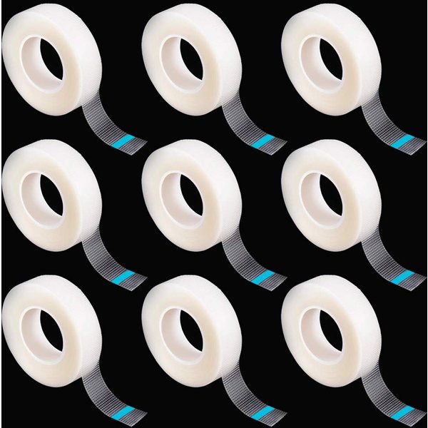 3/6/12 Roll Lash Tape Breathable Easy to Tear Isolation Eyelash Extension Under Eye Pad Tape PE Adhesive Grafting Tape