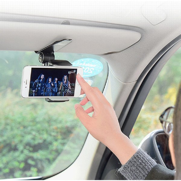 Universal Auto Sonnenblende Telefon Halter 360 Grad Rotation Autos Navigation Halterung Ständer Clip Handy Halterung Zubehör