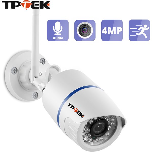 4MP 1080P caméra IP extérieure WiFi caméra de sécurité à domicile Surveillance sans fil Wi Fi balle étanche IP vidéo HD Camara CamHi Cam