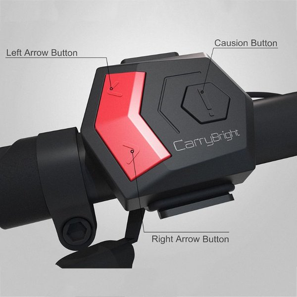 Clignotants de vélo avant et arrière, 1 lot, feux LED d'avertissement de cyclisme, télécommande sans fil intelligente, feu arrière de bicyclette