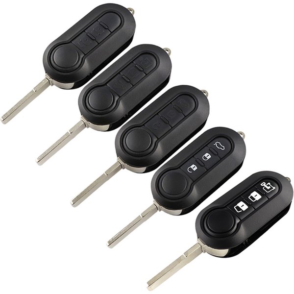 YIQIXIN Fernbedienung Auto Schlüssel Shell Für Fiat 500 Panda Punto Bravo Ducato Für Peugeot Boxer Für Citroen Jumper Ersatz Fob Fall Pad