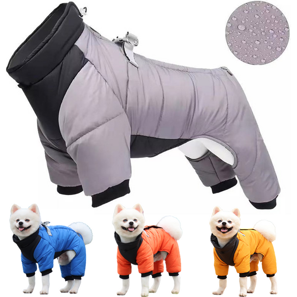 Vêtements d'hiver imperméables pour animaux de compagnie, veste chaude pour chiot, combinaison épaisse pour petit et grand chien, manteau pour Chihuahua, vêtements pour bouledogue français