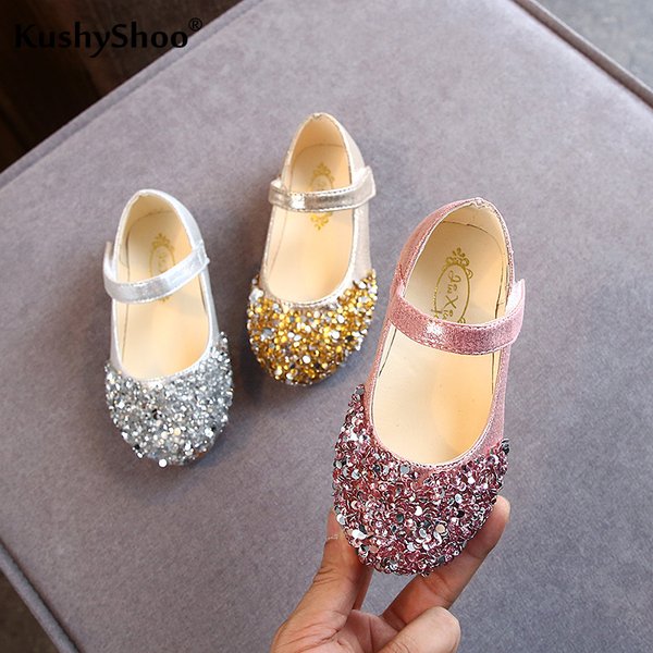 Chaussures de princesse à paillettes pour filles, sandales de danse décontractées pour bébés, nouvelle collection printemps 2023