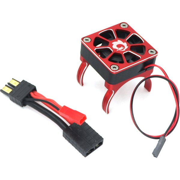 Cooling Fan With Brush Motor Radiator Cover Fashion Style Rc Model Acce For Trx-4 Scx10 Rc4wd Rc Car 3650 3660 540 550 Rc Part