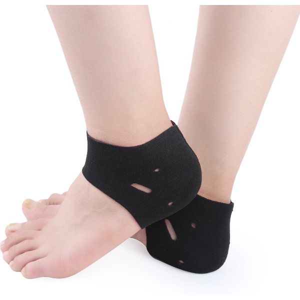 Thérapie de la fasciite plantaire, enveloppant le talon du pied, soulagement de la douleur, chaussette de protection du talon, attelle de cheville, Support d'arc, semelle orthopédique, 2 pièces