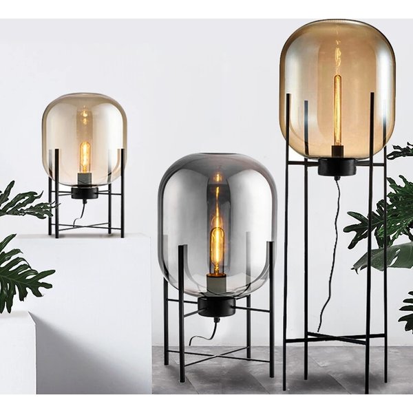 Villa Bubble Oda Pulpo Glass Ball Floor Lamp Postmodern Scandinavian Floor Lamp Hotel Cafe Bedroom Bedside Reading Floor Lamp